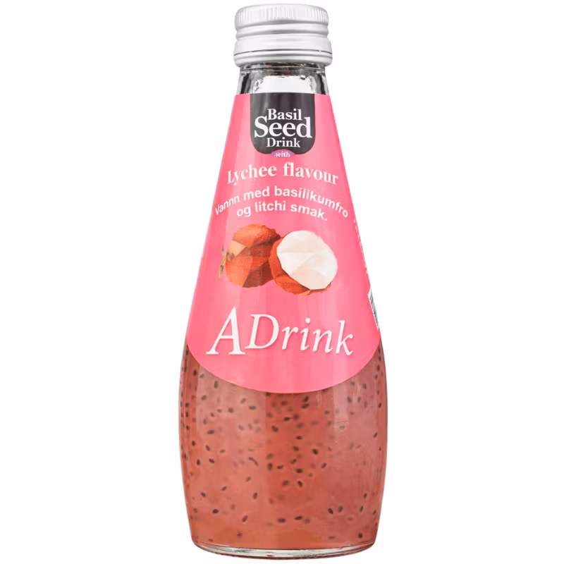 A-DRINK Basil Seed M/ Lychee 290ml
