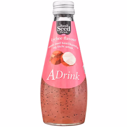 A-DRINK Basil Seed M/ Lychee 290ml