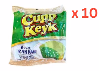 Cupp keyk buko pandan 10 stk ( super tilbud pga dato  )