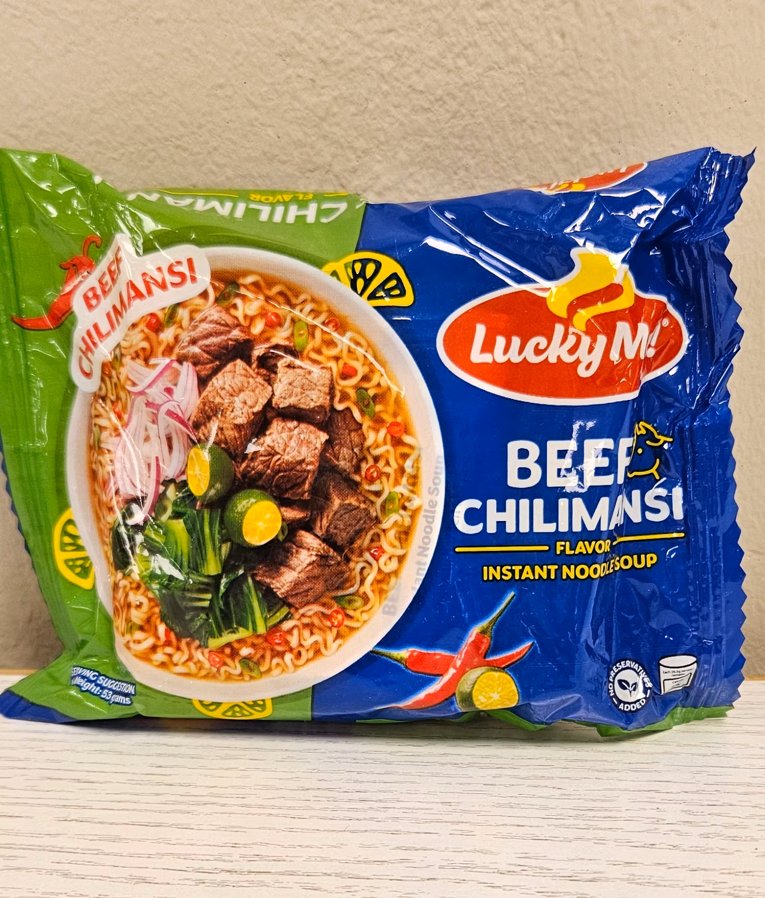Lucky me Beef chillimansi