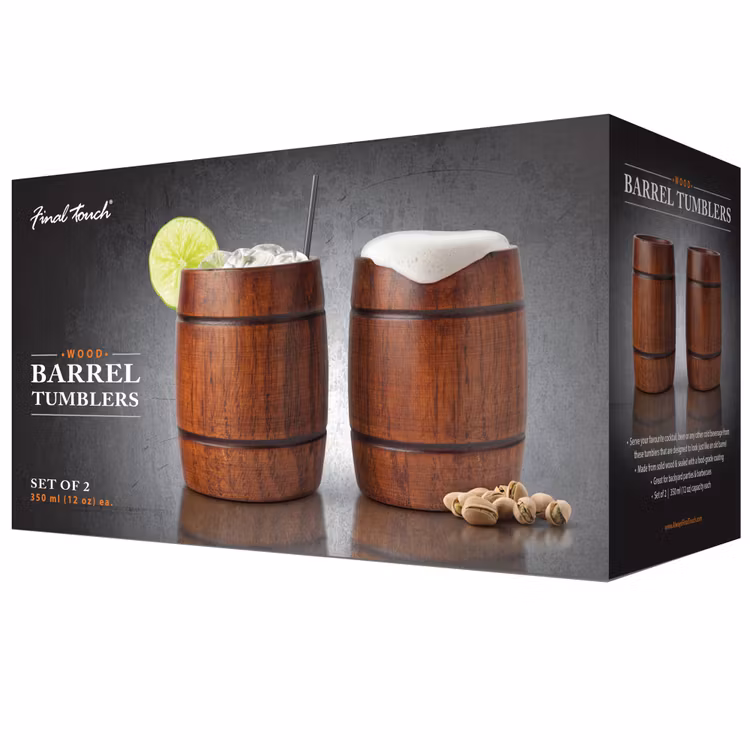 Woodenbarrel tumbler | Final Touch