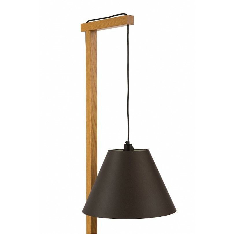 DARK SHADE Golvlampa med sidobord