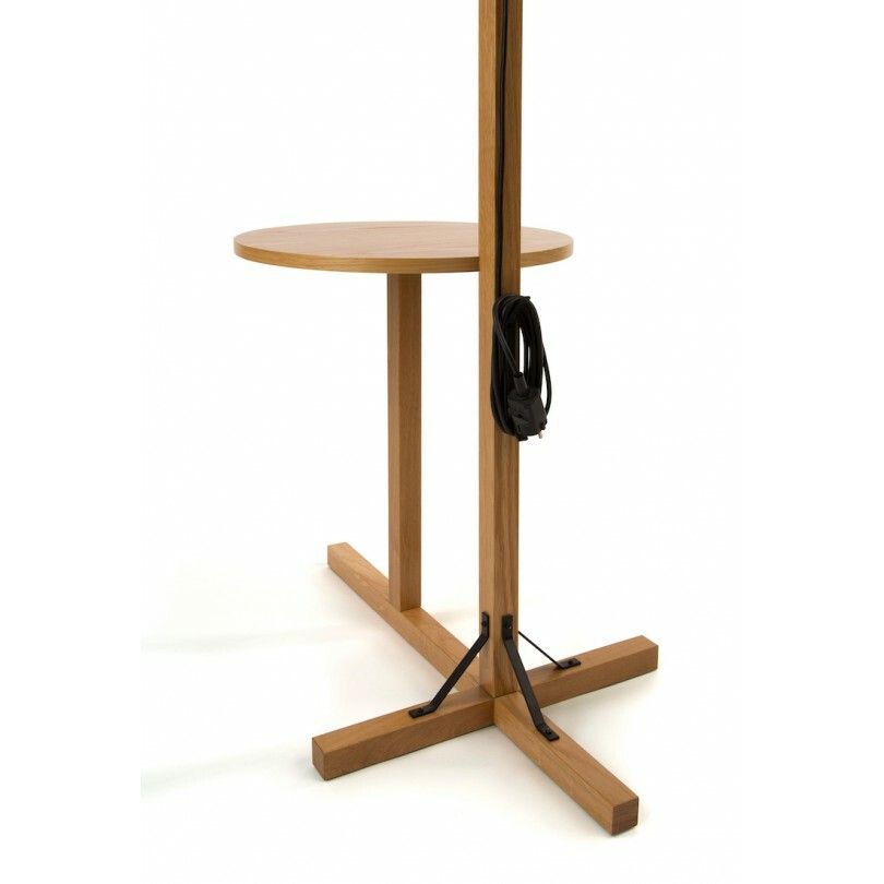 DARK SHADE Golvlampa med sidobord