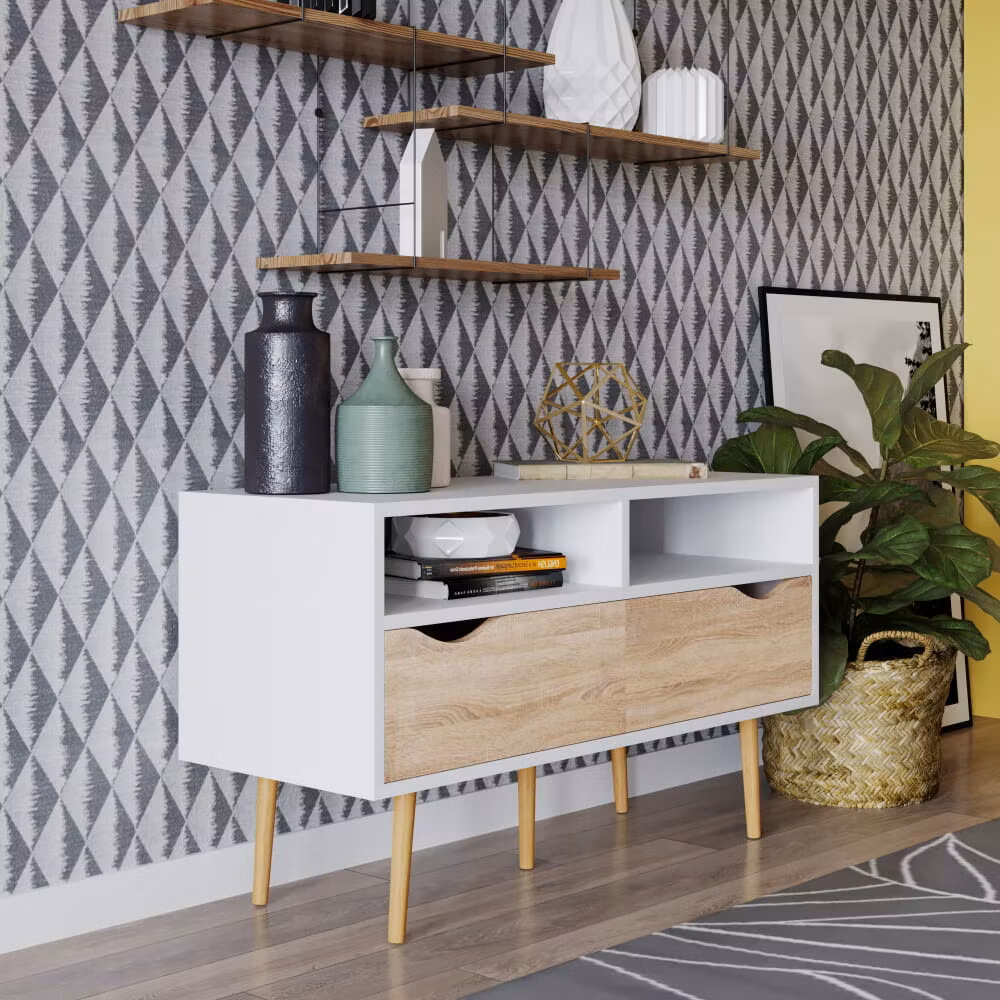 DELTA V 75383 Tv-bänk med 2 lådor