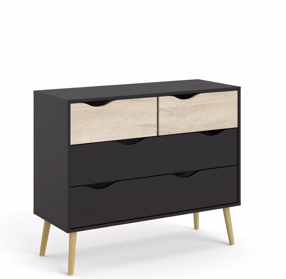 DELTA SE 75395 Byrå med 4 lådor