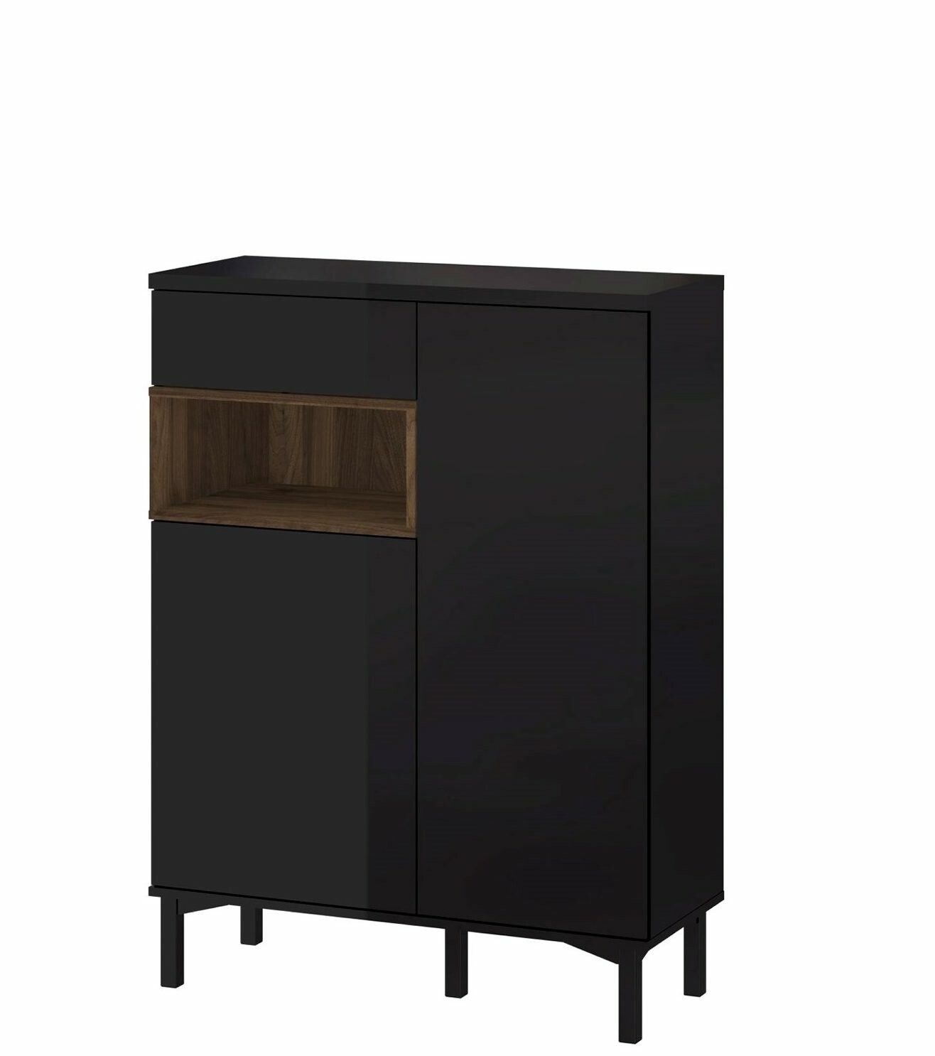 AGAVE SVART/VALNÖT Sideboard