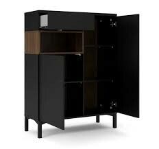 AGAVE SVART/VALNÖT Sideboard