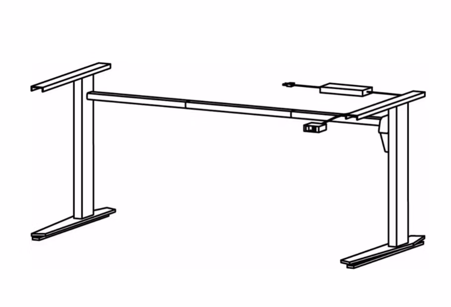 PRIMA EK / VIT 80400/318 Höj & sänkbart skrivbord