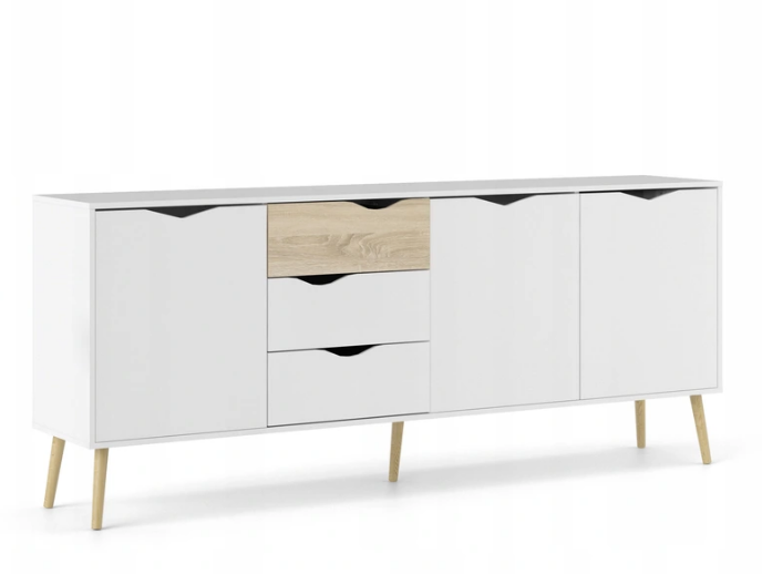 DELTA V 75454 Skänk med 3 dörrar och 3 lådor