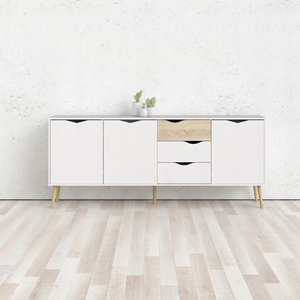 DELTA V 75454 Skänk med 3 dörrar och 3 lådor