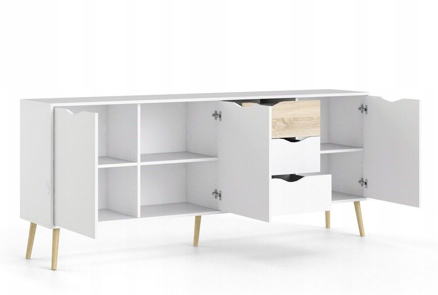 DELTA V 75454 Skänk med 3 dörrar och 3 lådor