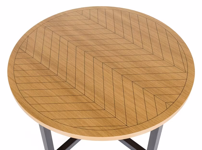 CAMDEN HERRINGBONE 80 Rund soffbord