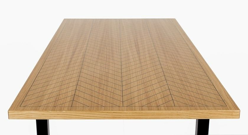 CAMDEN HERRINGBONE PRINT Matbord