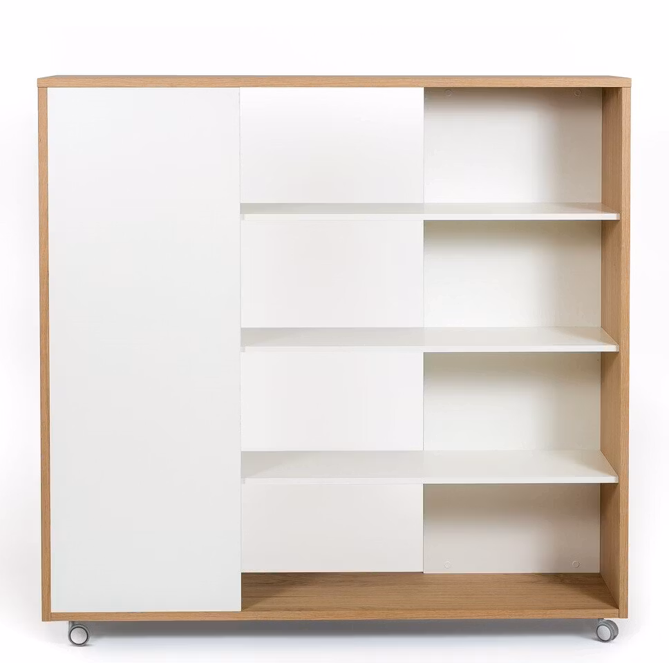 ADALA EK/VIT Roomdivider / Tvåsidig bokhylla