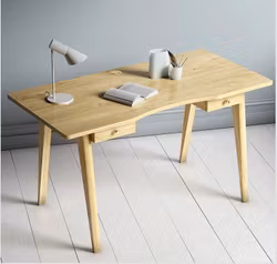 Nice skrivbord ek - Woodman