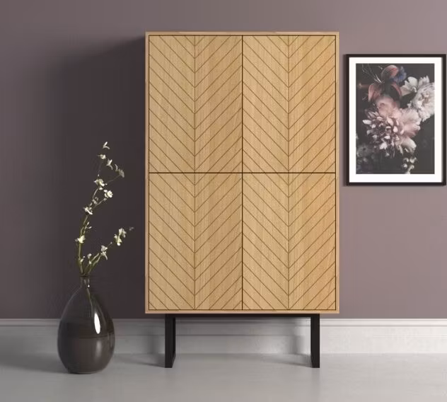 CAMDEN HERRINGBONE Högskåp