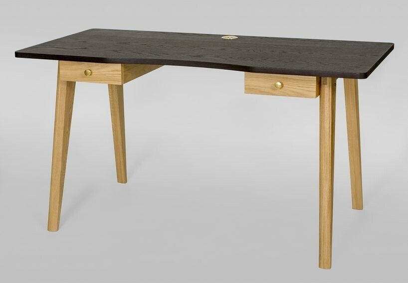Skrivbord NICE ek / smoke - Woodman