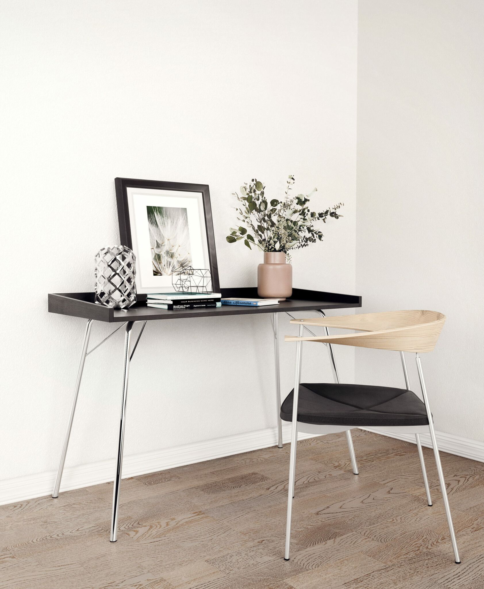 RAYBURN SVART Skrivbord