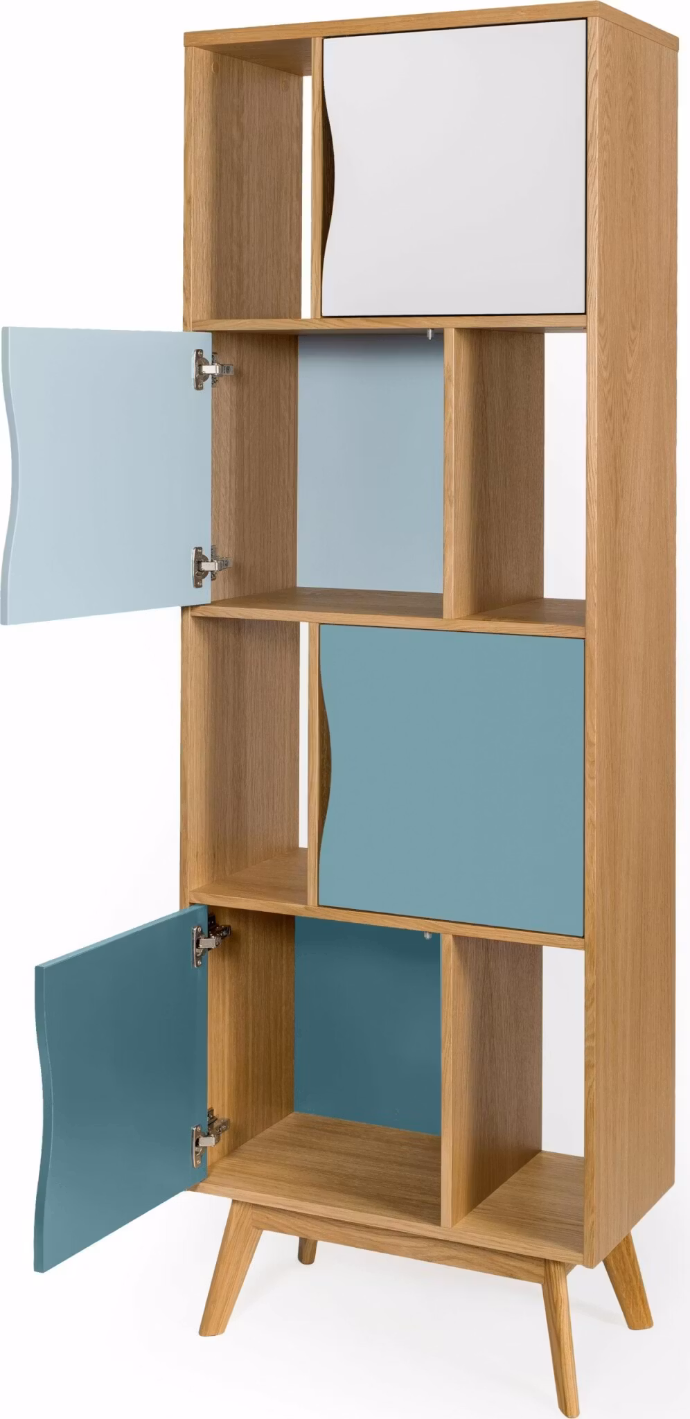 AVON SPRUCE Bokhylla med dörrar