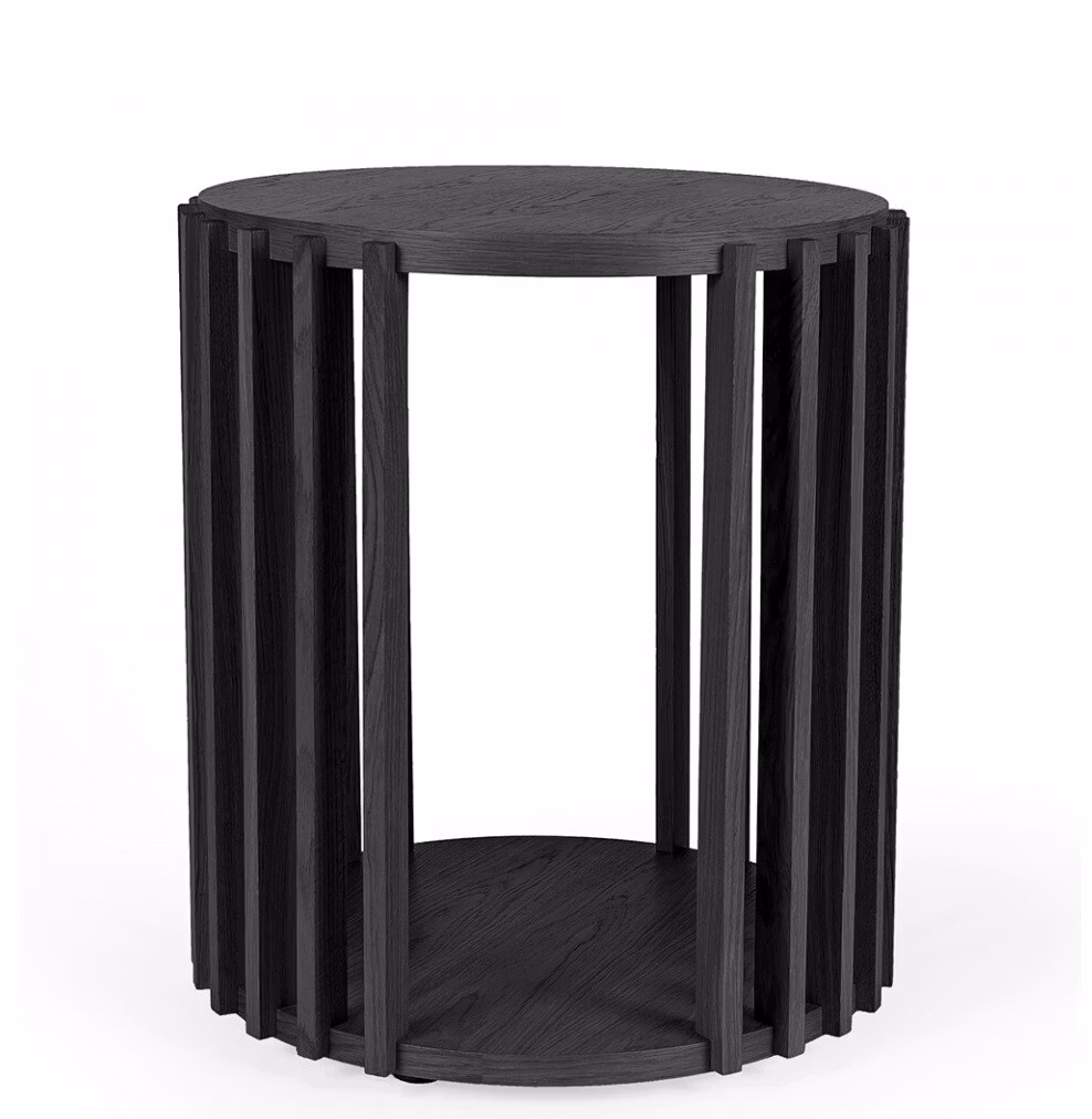 Soffbord DRUM / Svart