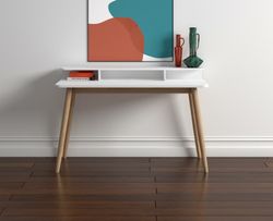 Skrivbord FARSTA Ek/Vit
