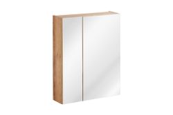 Väggskåp med spegel 60 cm - Capri Oak