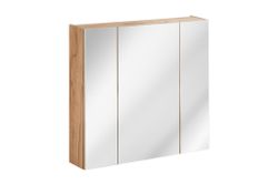 Väggskåp med spegel 80 cm - Capri Oak