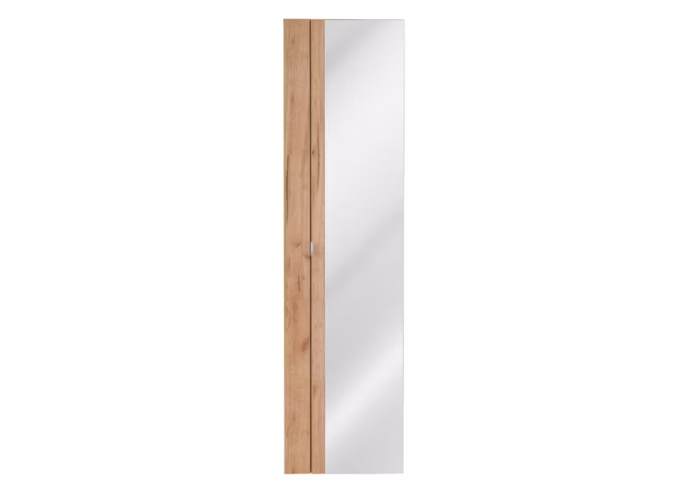 Högskåp med spegel - Capri Oak