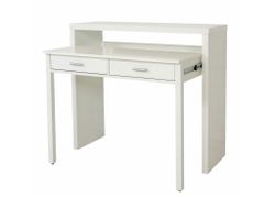 Skrivbord CONSOLE 09 Vit - Woodman