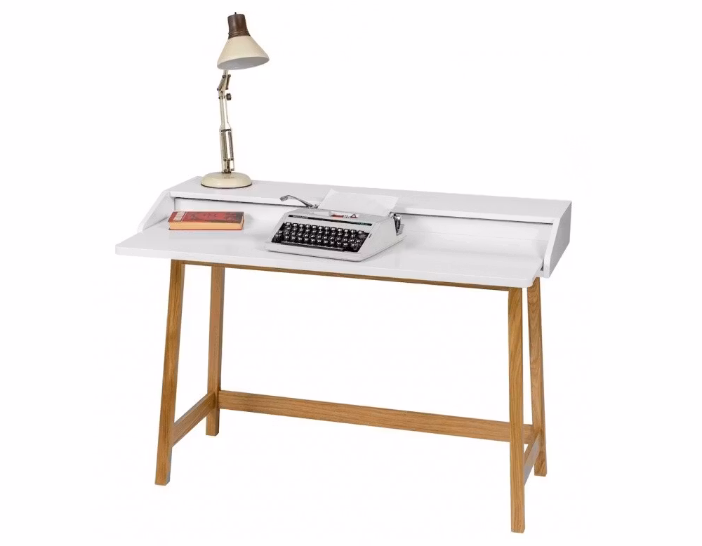 Skrivbord ST JAMES Vit - Woodman