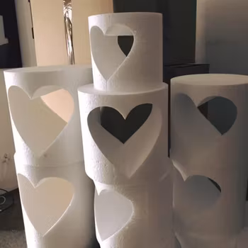 Dummy  med ett hjärta 25 cm hög