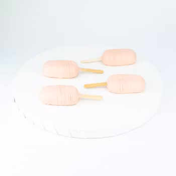 Lyxig tårtbricka 30 cm Vit