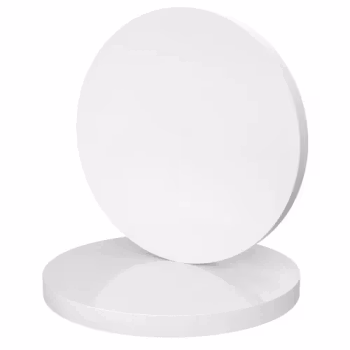 Tårtbricka vit styrofoam 22 cm, Vit
