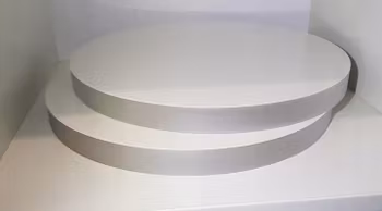 Tårtbricka styrofoam 32 cm, Vit