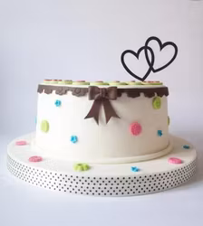 Cake topper Mini Hjärta