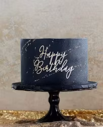 Tårtdekor-HAPPY BIRTHDAY akryl