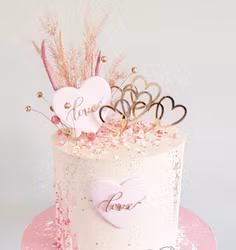 Cake topper Mini Hjärta