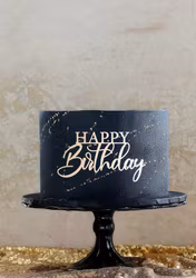 Tårtdekor-HAPPY BIRTHDAY akryl
