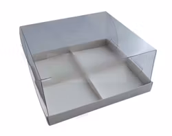 Sweetbox för cupcakes/bakelser 17 x 17 x 8 cm