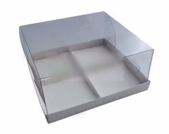 Sweetbox för cupcakes/bakelser 17 x 17 x 8 cm