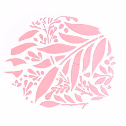 Tårtstencil  Schablon ORGANIC