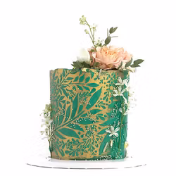 Tårtstencil  Schablon ORGANIC