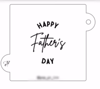 COOKIE EMBOSSER/ Happy Father’s Day