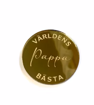 Akryl dekor “Världens bästa Pappa“