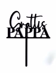 Cake topper GRATTIS PAPPA