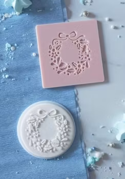 COOKIE EMBOSSER/ Dekorativ stämpel JULKRANS