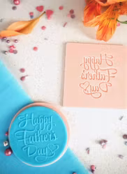 COOKIE EMBOSSER/ Dekorativ stämpel” Happy Father’s Day”