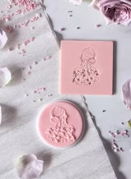 COOKIE EMBOSSER/ Dekorativ stämpel "Brud"