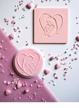 COOKIE EMBOSSER/ Dekorativ stämpel "Mamma med barn"