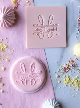 COOKIE EMBOSSER/ Dekorativ stämpel "Happy Easter"